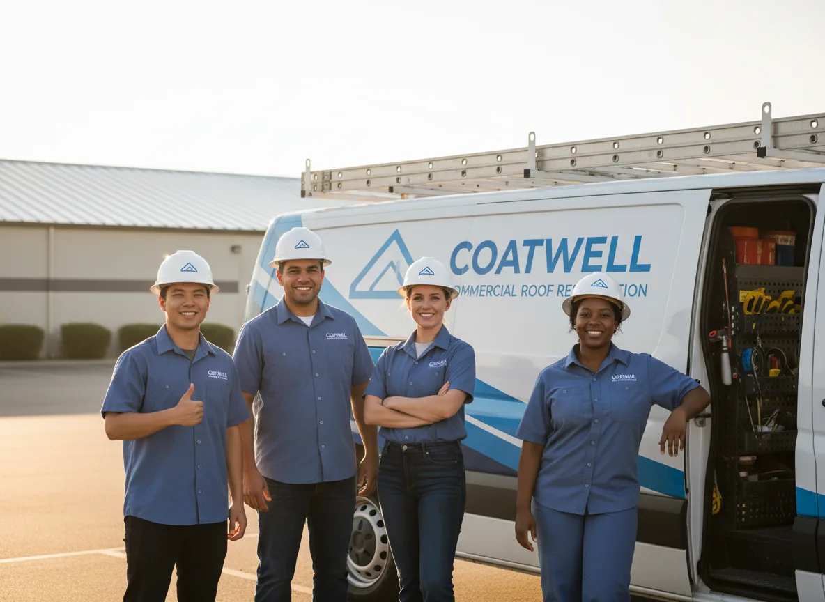 Commercial roof coating company in Volga, SD